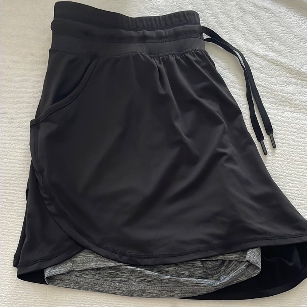 Livi Active Black Athletic Shorts with Elastic Waistband - Picture 7 of 7
